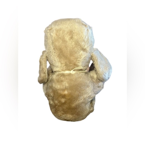 Vintage 20” Plush Dog Stuffed Animal – Floppy Ears, Blue Bib - Picture 4 of 6